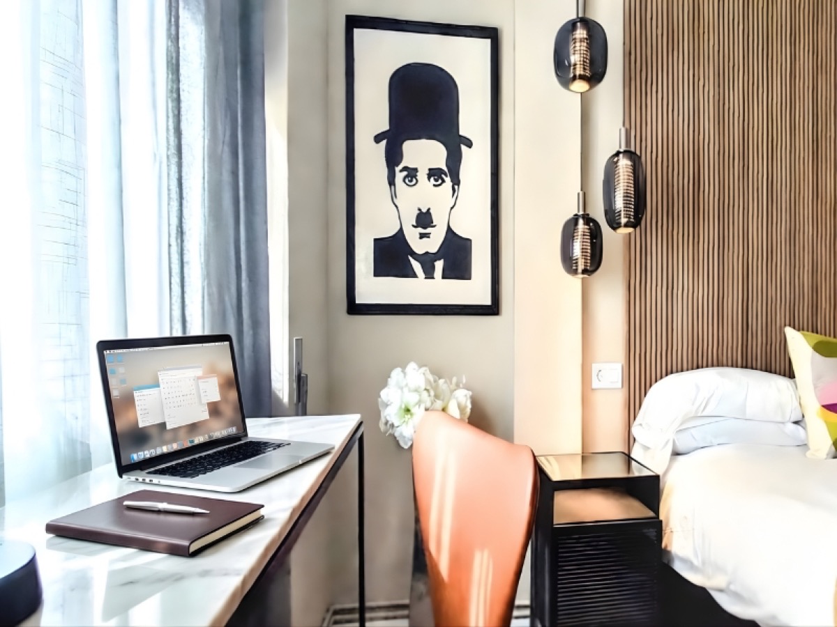 Professional workspace in a Bizflats serviced apartment