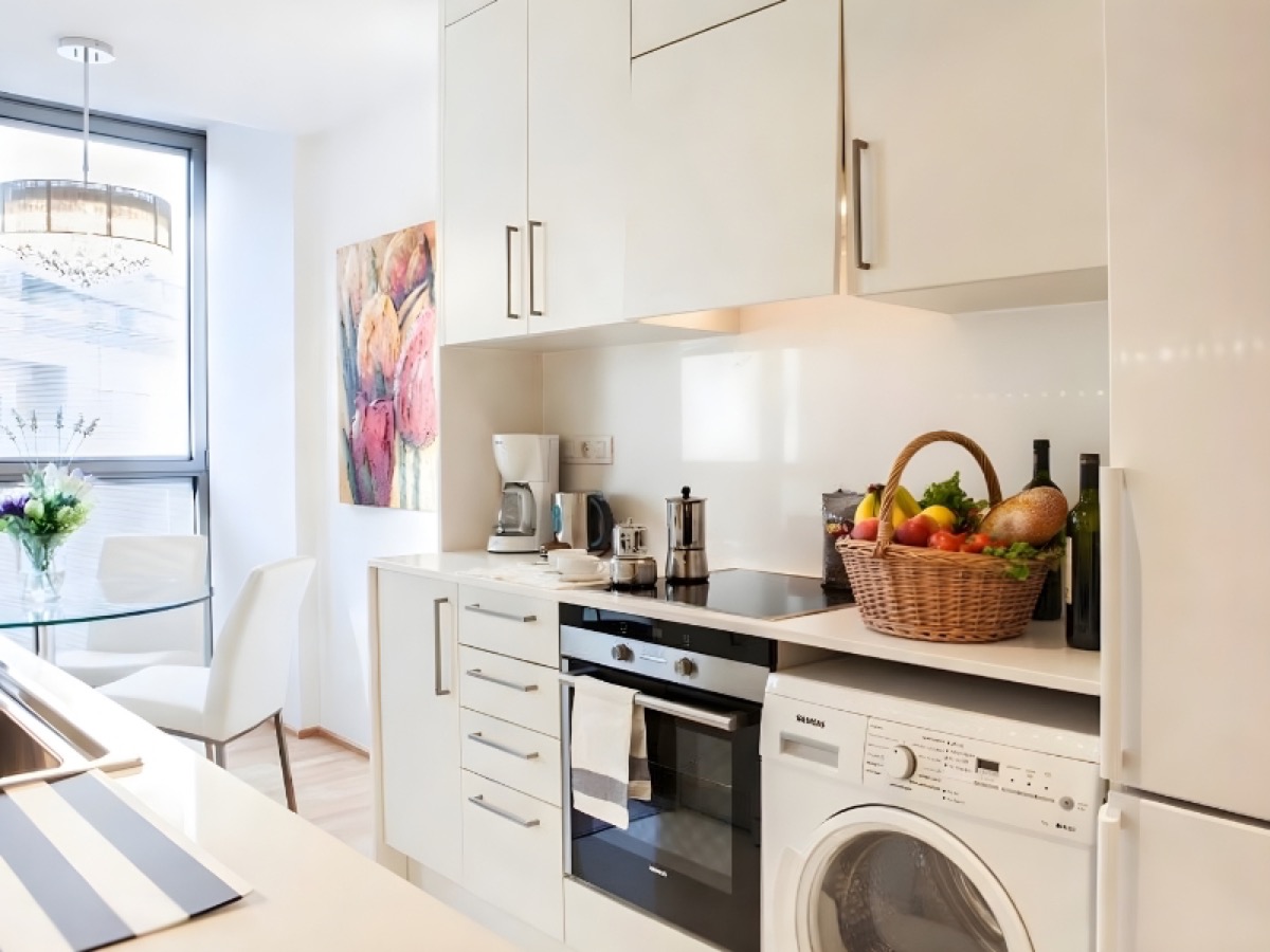 Welcome setup in a Bizflats apartment with essentials kit