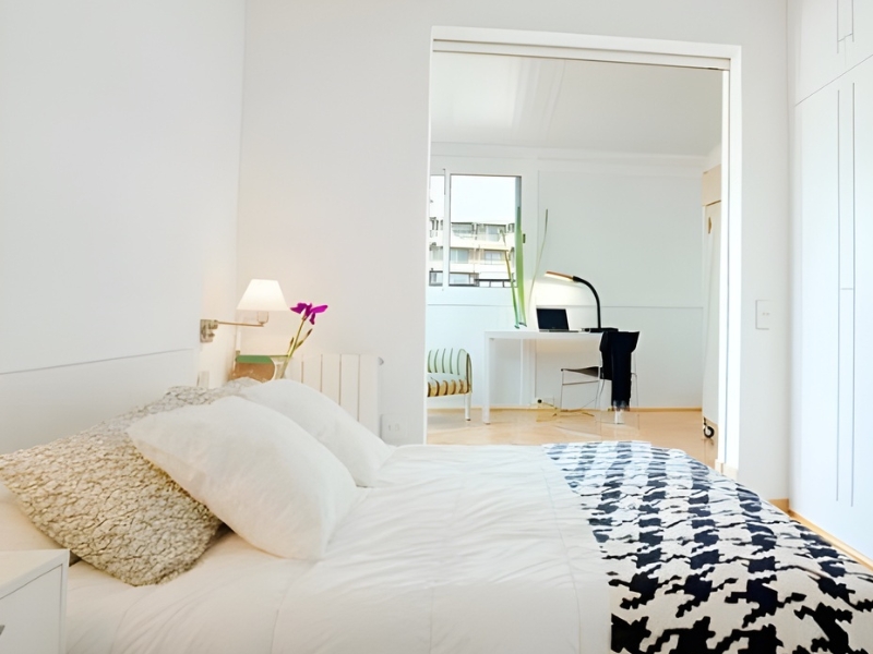 Zona Alta bedroom after Bizflats Home Makeover